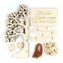 1Pcs Wood DIY Wishing Tree Wedding Supplies Guest