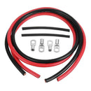 2xCopper Negative Battery Ground Cable Wire Terminal Kit Replacement 100A