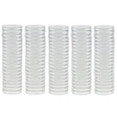 200pcs 30/38mm Plastic Clear Coin Cases Storage Capsules for Coin Collecting