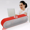 Portable Bluetooth Speaker Wireless Stereo Music Player FM Subwoofer Red