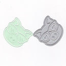 Cartoon Pig Cutting Dies with Clear Stamps for Craft Scrapbooking Embossing Card