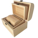 3x Plain Wooden Pirate Treasure Chest Wood Jewellery Storage Art Craft Box