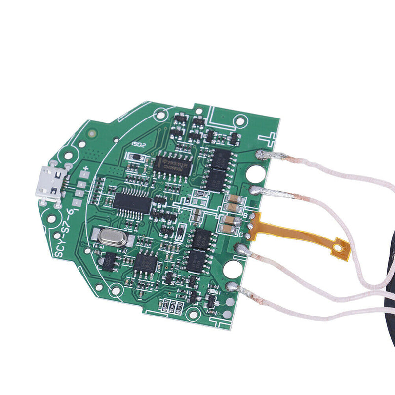 1x 10W Qi fast charging wireless charger PCBA circuit board with dual 2 coils %o