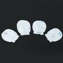 4 Pcs Soft Cotton Anti Scratch Mittens Gloves for Newborn Baby Boys & Girls Kids