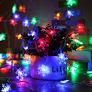 40 LED Snowflake String Light Garland Christmas Lamp Party Decor (4m) A
