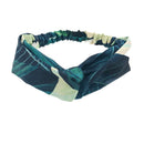 Summer Bohemian Style Hairbands Print Headbands For Women Retro Cross Knot