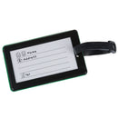 Portable Secure Travel Suitcase ID Luggage Handbag Large Tag Label (Green) G4O3