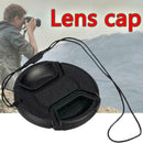 49mm lens cap Cover with string For Canon Nikon SLR Cameras DSLR Photo Y0T8 M0U2