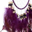 1pc Large Purple Rose Circle Dream Catcher Decorative Hanging Craft Children