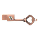 USB 2.0 Metal USB Pen Drive Pure Copper Heart USB Flash Drive Key (Copper,  F1C3