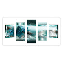 Blue Flowers 5D DIY Full Drill Diamond Painting 5-pictures Combination Kits
