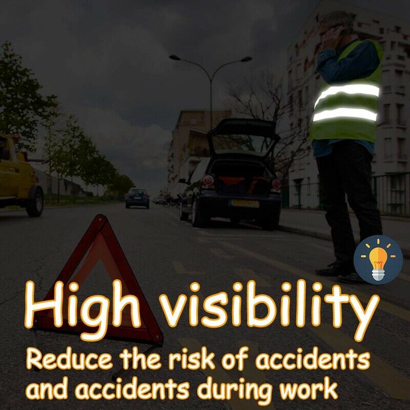 4 Pcs. Safety Vests Car Puncture Vest Safety Vest, Safety Warning Vest En 4 X8X6