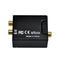 Digital Optical Coaxial Toslink to Analog RCA L/R Audio Converter Adapter Cables
