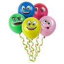 10pcs lot Latex Balloons Printed Big Eyes Happy Birthday Party Decoration 3C