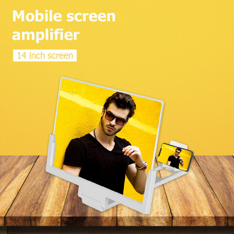 14 inch Mobile Phone Screen Amplifier Magnifying Glass Foldable Phone Bracket