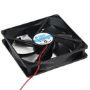2pcs 120mm 120x25mm 12V 4 Pin DC Brushless PC Computer Case Cooling Cooler Fan
