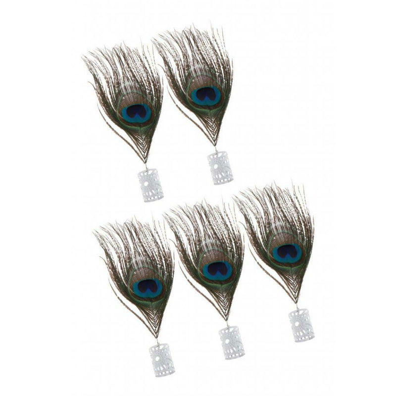 Set of 5 Pieces Dreadlocks Beads Pendant Hair Decorations, Metal Cuffs Braid