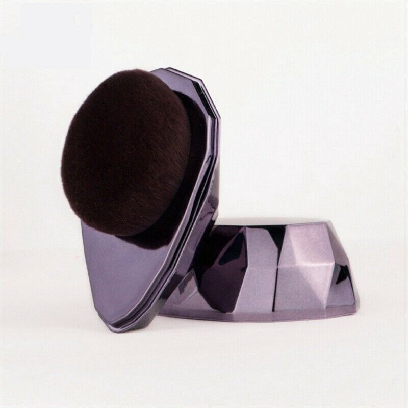 Purple Diamond Cut Liquid Foundation Brush Fine Soft Fiber Buffering Blush  N1N4