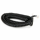10ft Telephone Handset Phone Extension Cord Coil Line Cable Wire Black AU H0J9