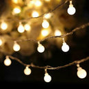 1 Set Fairy LED String Lights Christmas Round Ball Blubs Wedding Party Lamp 6M