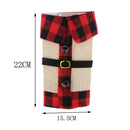 Christmas SANTA SUIT WINE BOTTLE COVER Holiday Decorations Gift Bag Wrap