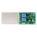 433Mhz Universal Wireless Remote Control Switch AC 85V 110V 220V 2CH Relay  K4Z9