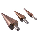 3Pcs Hss Co M35 hree Corners Handle 4-12 / 4-20 / 4-32Mm Straight Groove Br