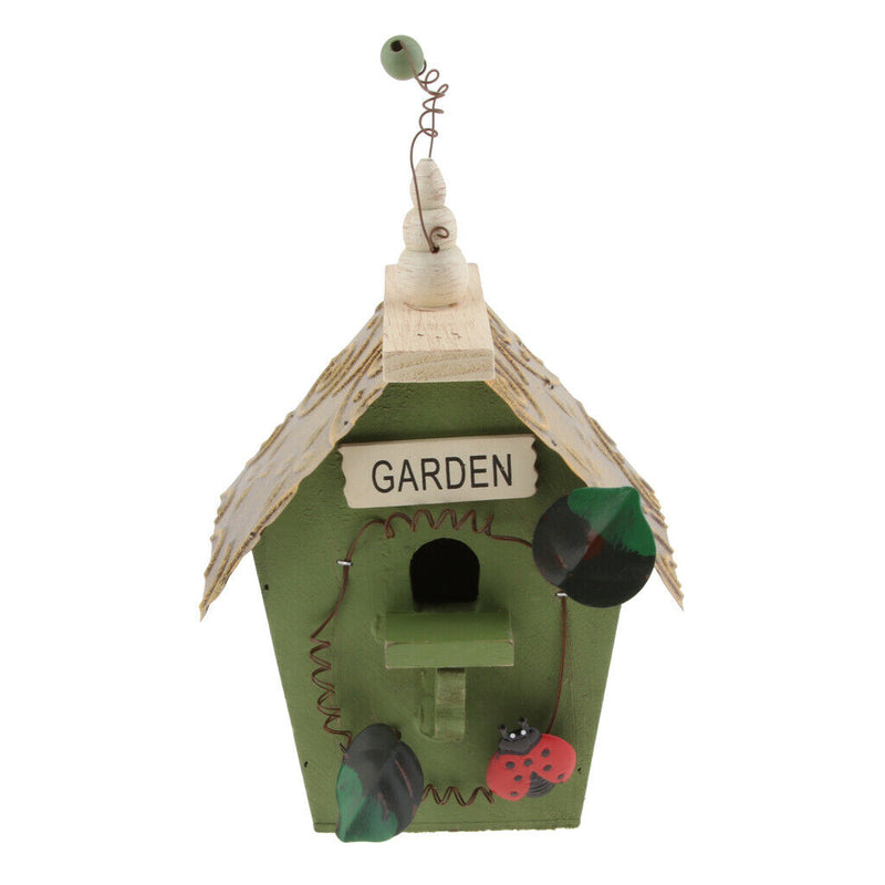 2 Pieces Wood Bird House, Retro Country Cottages Bird House, Woodland Cabin