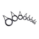 8pcs 8 Size Fishing Rod Guide Tip Top Ring Circle Pole Repair Kit Set Fishing.AU