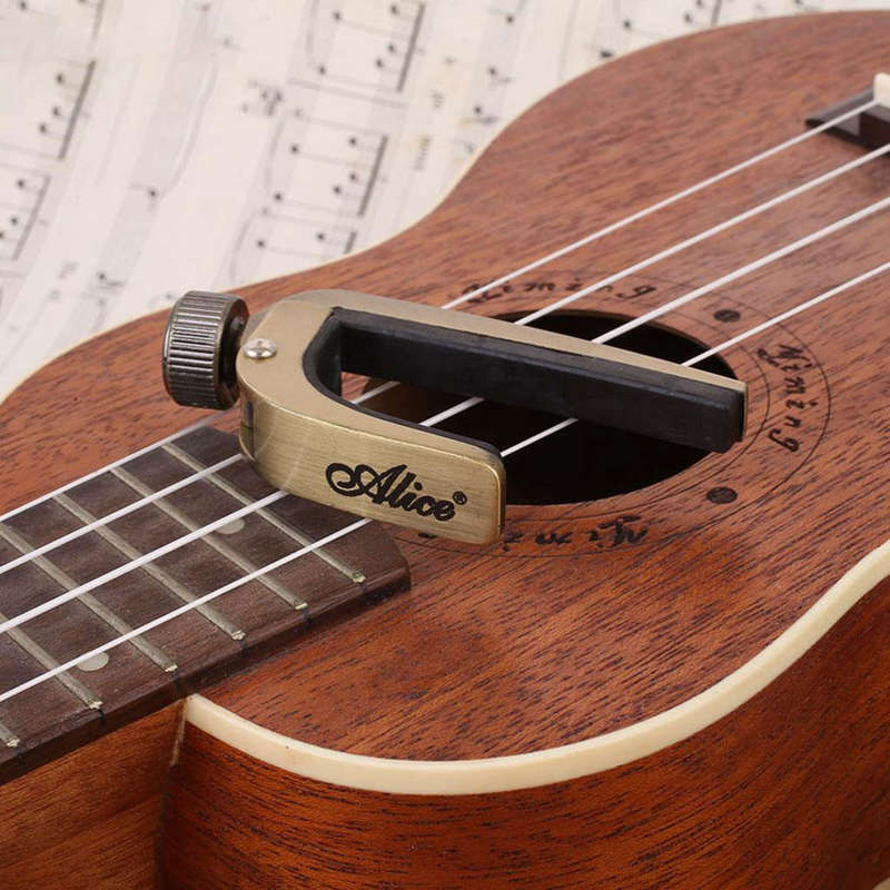Alice A007J Metal Guitar Capo Tone Adjustable Muscial Instrument Accessorie B2Y5
