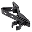 4 x miniphone lapel tie clip for Lapel Lavalier Mic (Black) P9F6