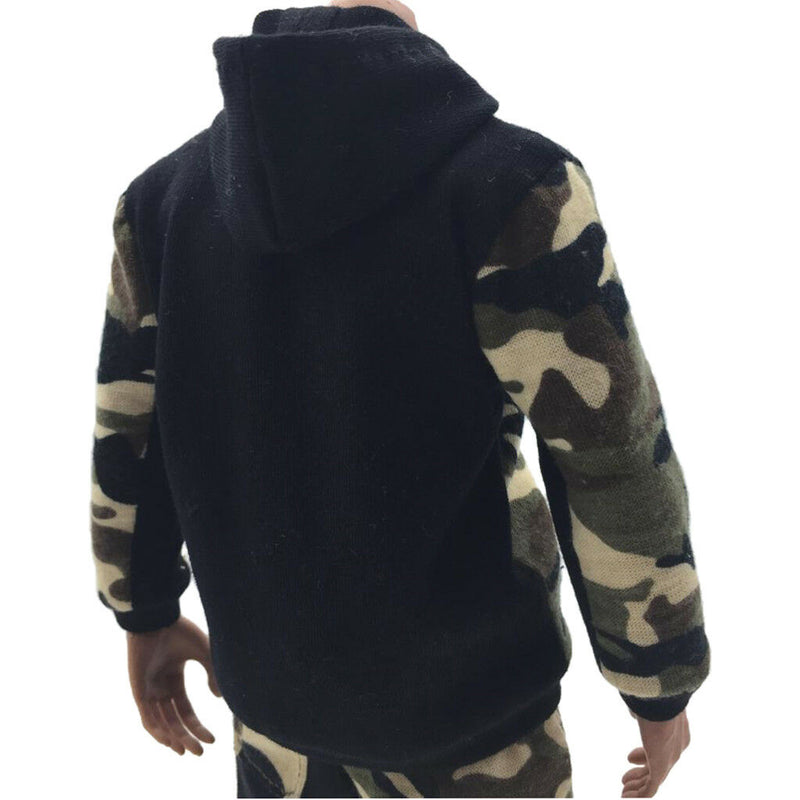 1:6 Hot Male Camouflage Hoodie Clothing for 12"   Male
