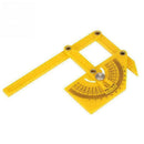 Goniometer Finder Miter Gauge Arm Measure Ruler Plastic ABS Protractor Plas W9L3