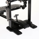 Single Spring Bass Drum Pedal with Drum Wool Beater for Children Gift - Black