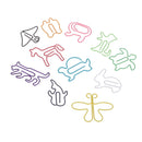 Colored Metal Wire Animal Paper Clips,Bookmarks,60pcs,School Stationery Gift