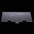 2Pcs/set Clear Acrylic Templates for Handbag Shoulder Making Leather Crafts