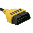 Autool Auto OBD2 16Pin Male to Female Extension Wire 30cm Diagnostic Cable Wi