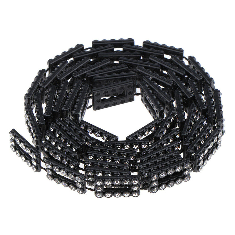 1 Yard 8mm Rectangle Rhinestone Chain Trim Applique DIY Crafts Accessories