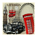 London City 5D Full Drill Round Diamond Painting Embroidery Kits Craft Gift