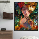 5D DIY Full Drill Diamond Painting Novelty Beauty Cross Stitch Embroidery