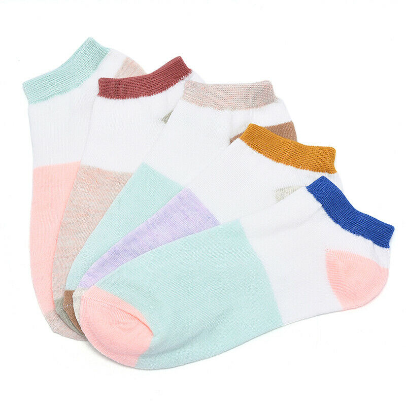 Stripe Cotton Sock Slippers Short Ankle Socks of women's socks harajuku  OZ