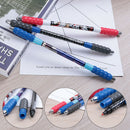 Ballpoint Pen Stationary Marker Men Rotate To Scroll Multi-function Pen Blue Ink