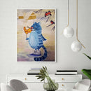 5D DIY Full Drill Diamond Painting Cat Cross Stitch Embroidery Kit (C1122) A