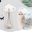 Clouds Wall Hook Key Holder Coat Hanger Storage Hanger Bathroom Rack  Home De BX