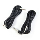 2PCS 10FT Electric Patch Cord Guitar Amplifier Amp Cable Right Angle 90 Degr Hn