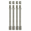 4x Chrome Tyre Wheel Valve Extension Extender Caps Stem For Car Truck Van  PTW