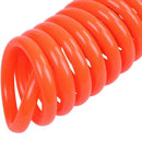 6 Meters Length 8mm x 5mm Spiral Polyurethane Air Tube Orange Hose