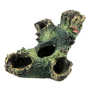 Set of 2, Artificial Mountain & Hollow Tree with Fish Cave Fish Tank Aquarium