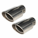 2 Stainless Exhaust Pipe Tip Tail Muffler Pipe fit for Subaru Forester 2008-12