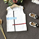 Girls Clothing Sets New Summer Fashion Girls Sleeveless Design T-Shirt + Ca